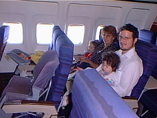 First airplane ride for the kids